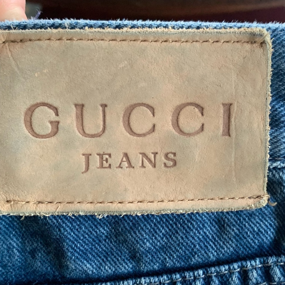 Vintage Gucci Blue Jeans